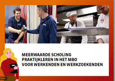 Meerwaarde scholing praktijkleren in het MBO voor werkenden en werkzoekenden